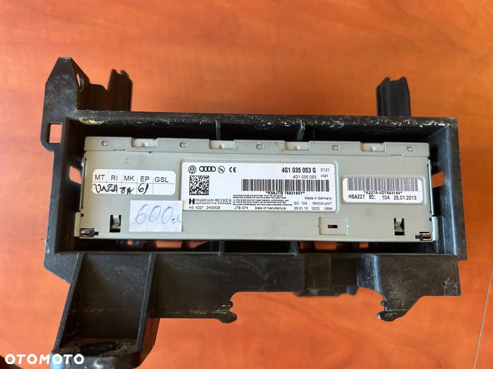 RADIO FABRYCZNE AUDI A4 B8 4G1035053G 4G1035053 RADIOODTWARZACZ - 2