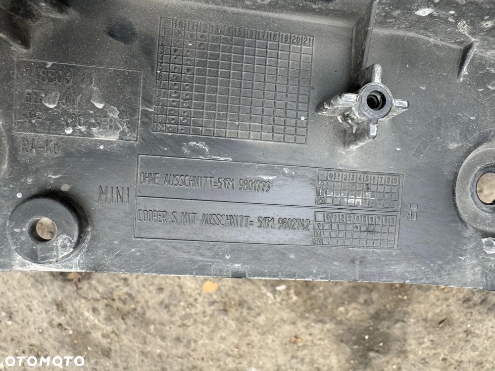 Osłona podszybia dolnego MINI COUNTRYMAN R60 14R 9802742 - 2