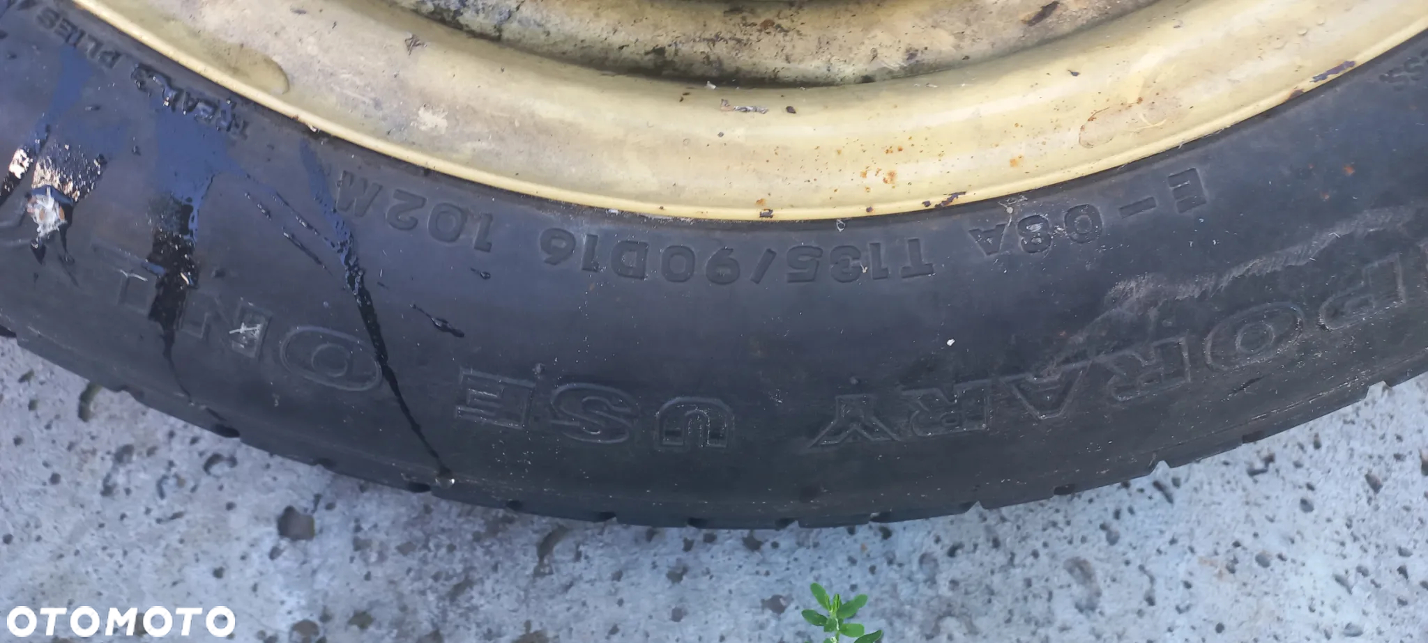 KOŁO DOJAZDOWE ZAPASOWE 16'' 5X114,3 135/90D16 HYUNDAI KIA - 2