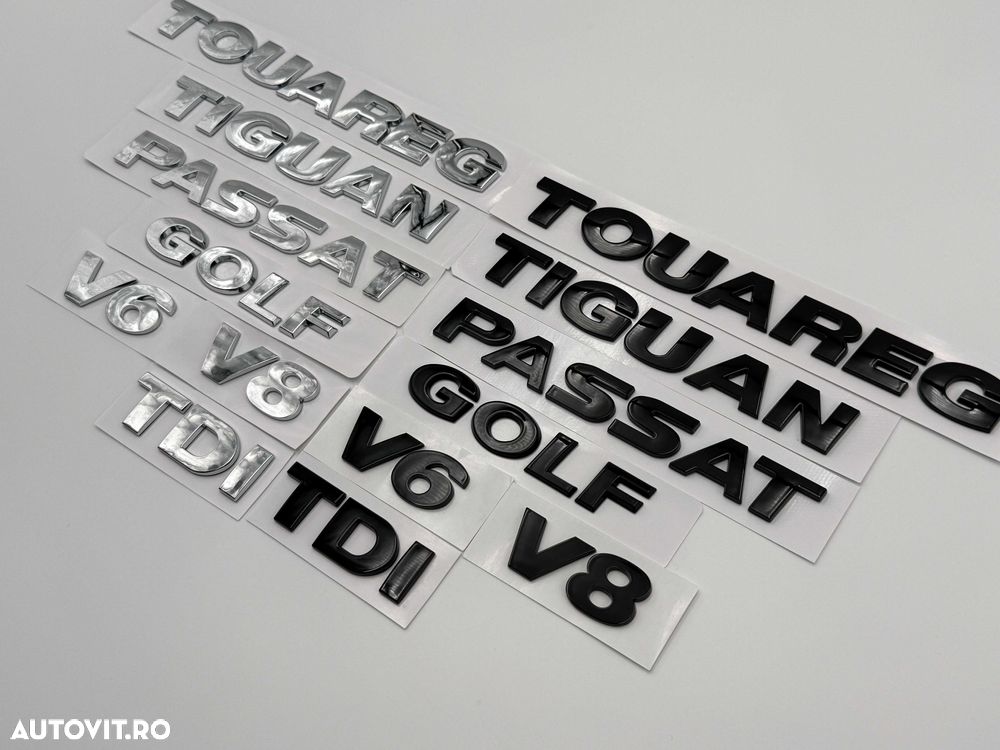 Embleme Compatigile Vw touareg/tiguan/passat/golf/v6/v8/tdi - 2