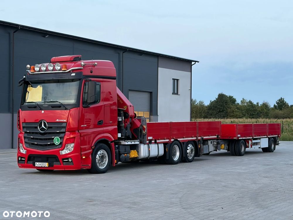 Mercedes-Benz Actros 2545 Palfinger 53002-SH Óś Skrętna Podwieszana Stan Idealny