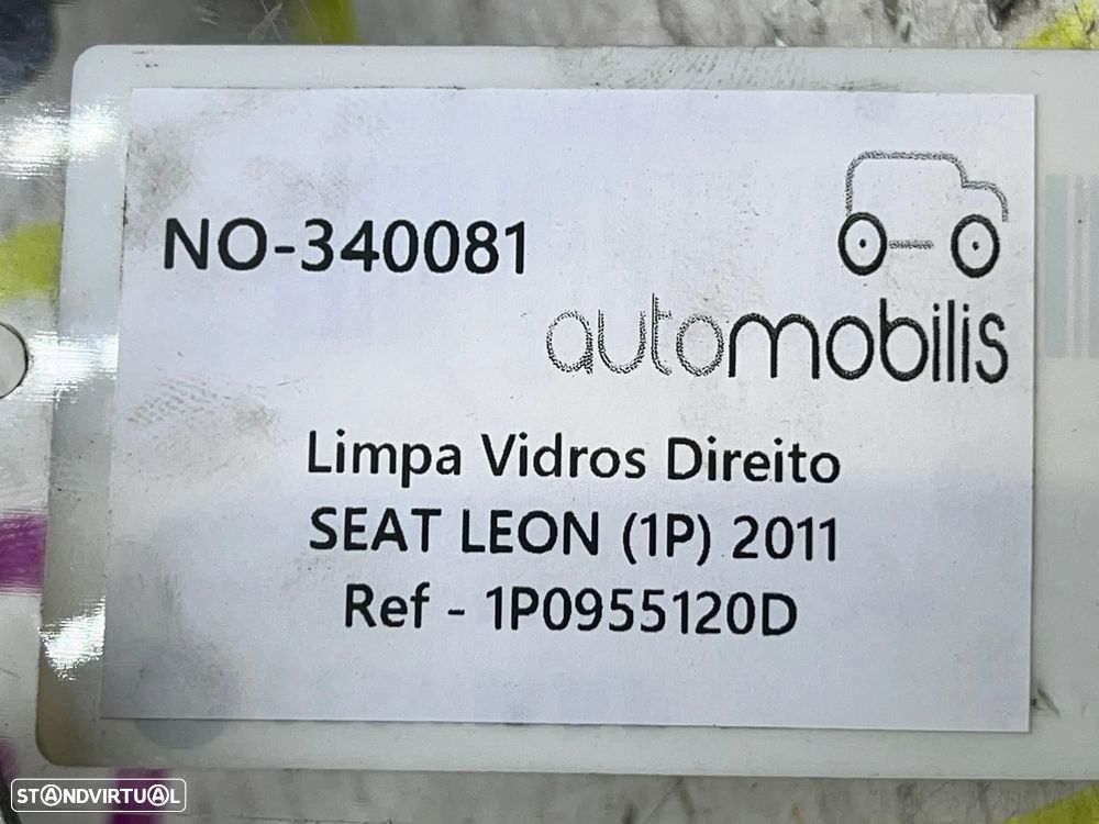 Limpa Vidros Direito SEAT LEON (1P) Ref. 1P0955120D - NO. 340081 - 4