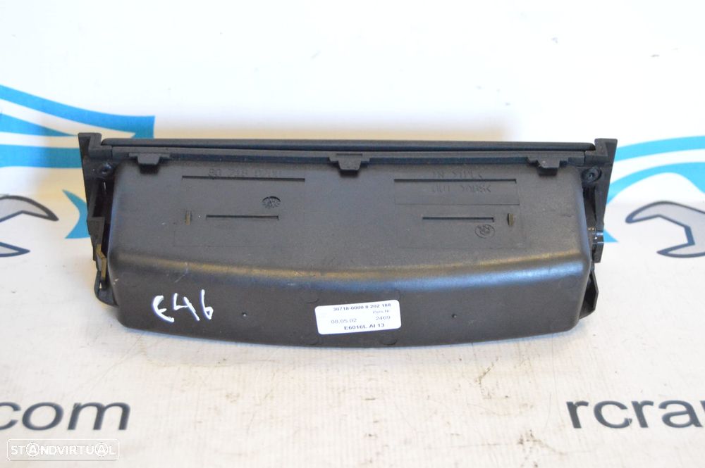 SUPORTE PORTA CENTRAL TABLIER PRATELEIRA APOIO CARTÕES 8202188 BMW SERIE 3 E46 320D 136CV M47D20 204D1 - 5