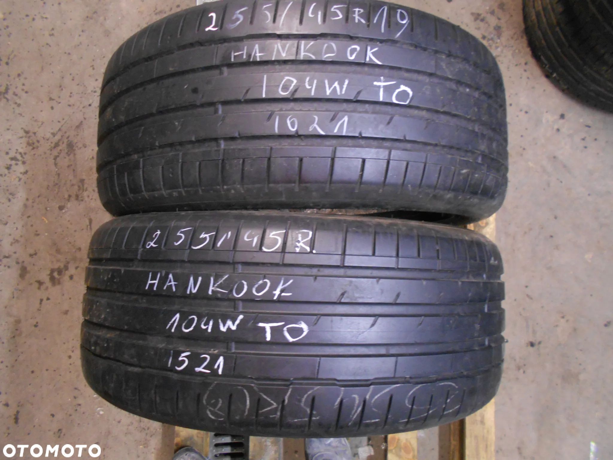 OPONY 255/45R19 HANKOOK VENTUS S1 EVO3 EV TO DOT 1521 8MM - 1