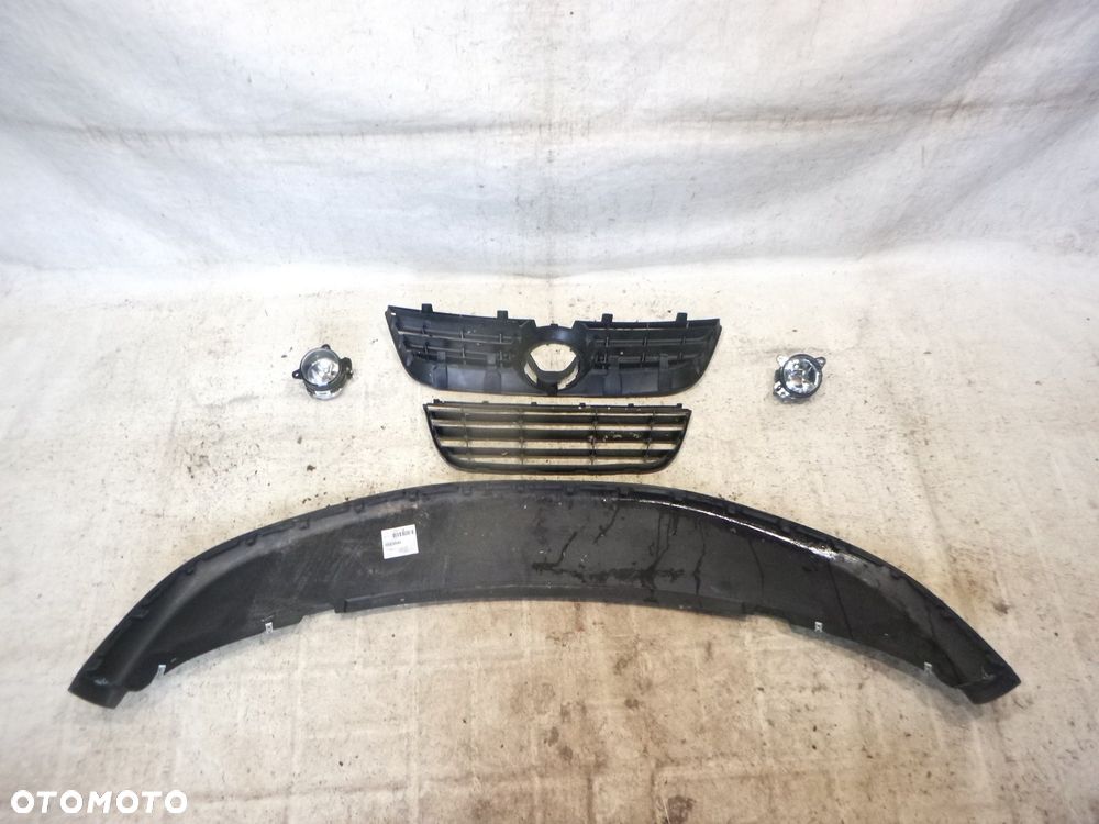 volkswagen polo  9n 05-09r grill atrapa kratka spoiler halogen komplet - 2