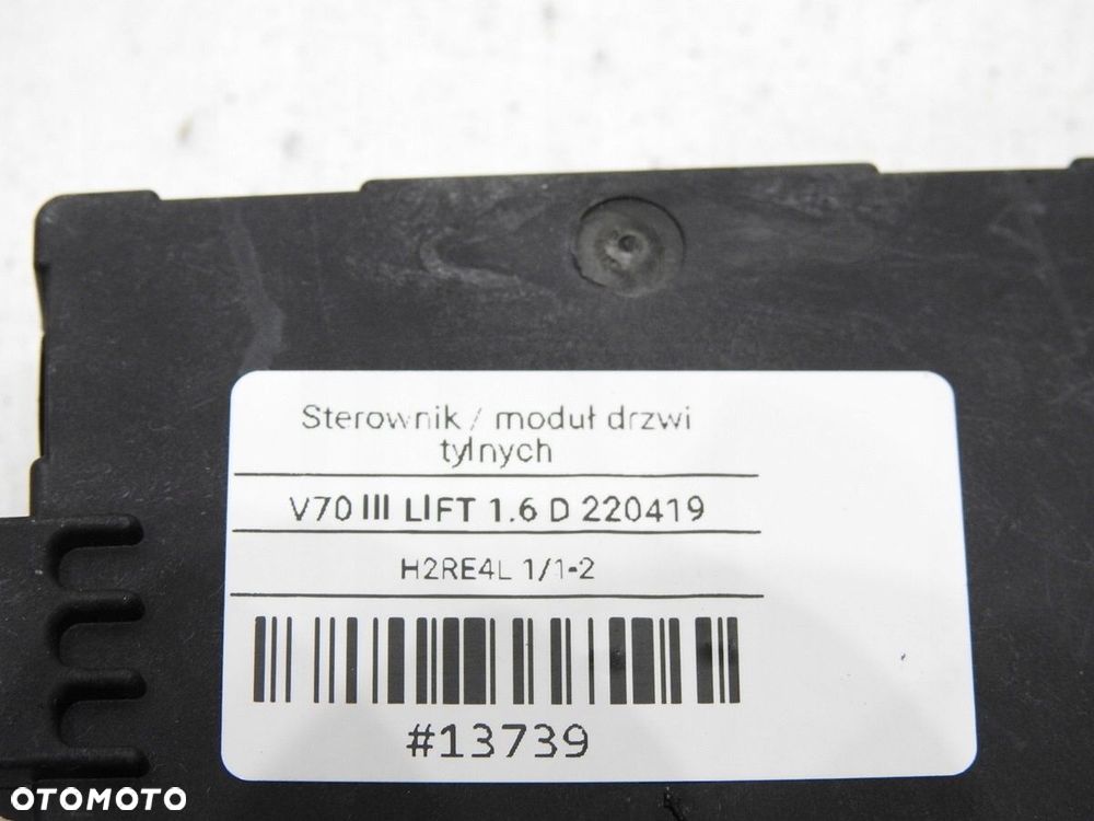 MODUŁ STEROWNIK DRZWI TYŁ VOLVO V70 III - 9
