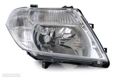 Faróis Farol da frente Nissan Navara D40 Anos 2010 -  26060-5X10B 26060-EB30A 26010-5X00B 26010-5X10B - 2