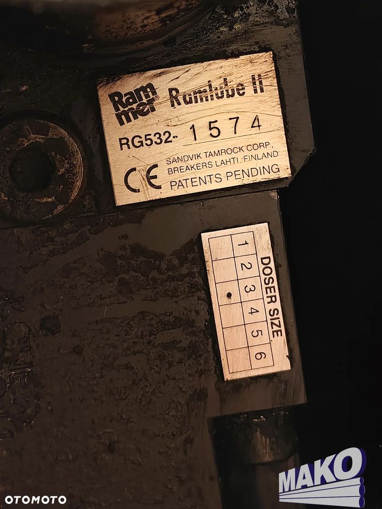 Młot hydrauliczny Sandvik Rammer M18 1850kg do koparki - 7