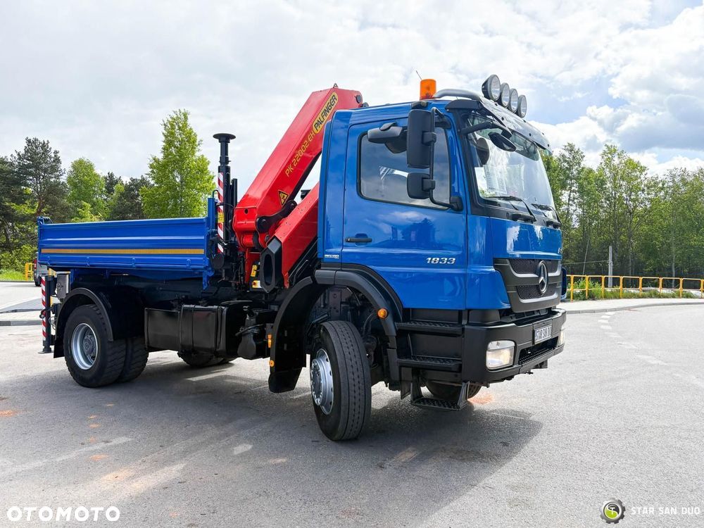Mercedes-Benz AXOR 1833 4x4 Palfinger PK 22002 EH Żuraw Wciągarka Wywrotka - 7