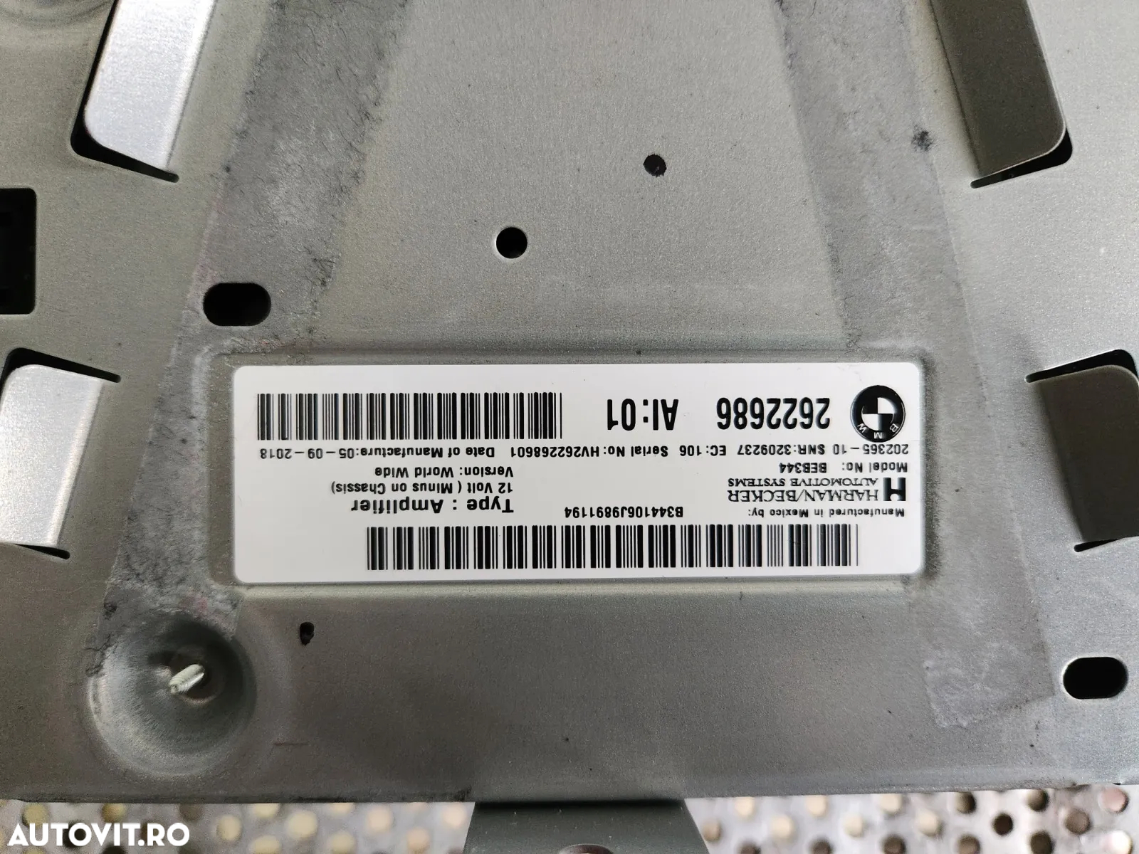 Statie Amplificator Bmw X3 X4 G01 G02 Harman Becker Cod  Dezmembrez Bmw X3 G01 - Dezmembrari Arad - 2