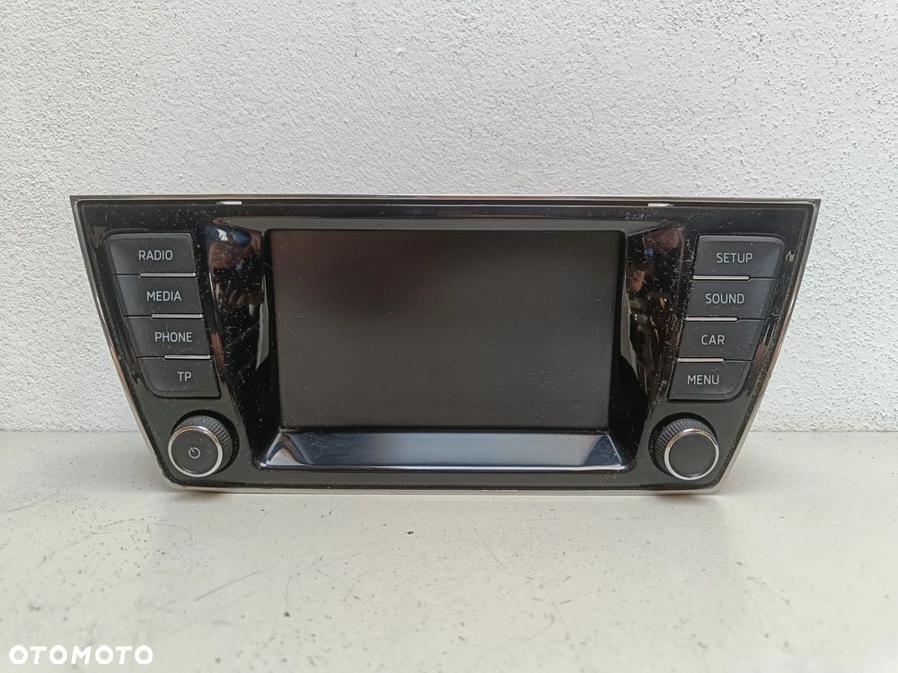 Radio Skoda Fabia 3 III Wyświetlacz Ekran 6V0919604 - 1