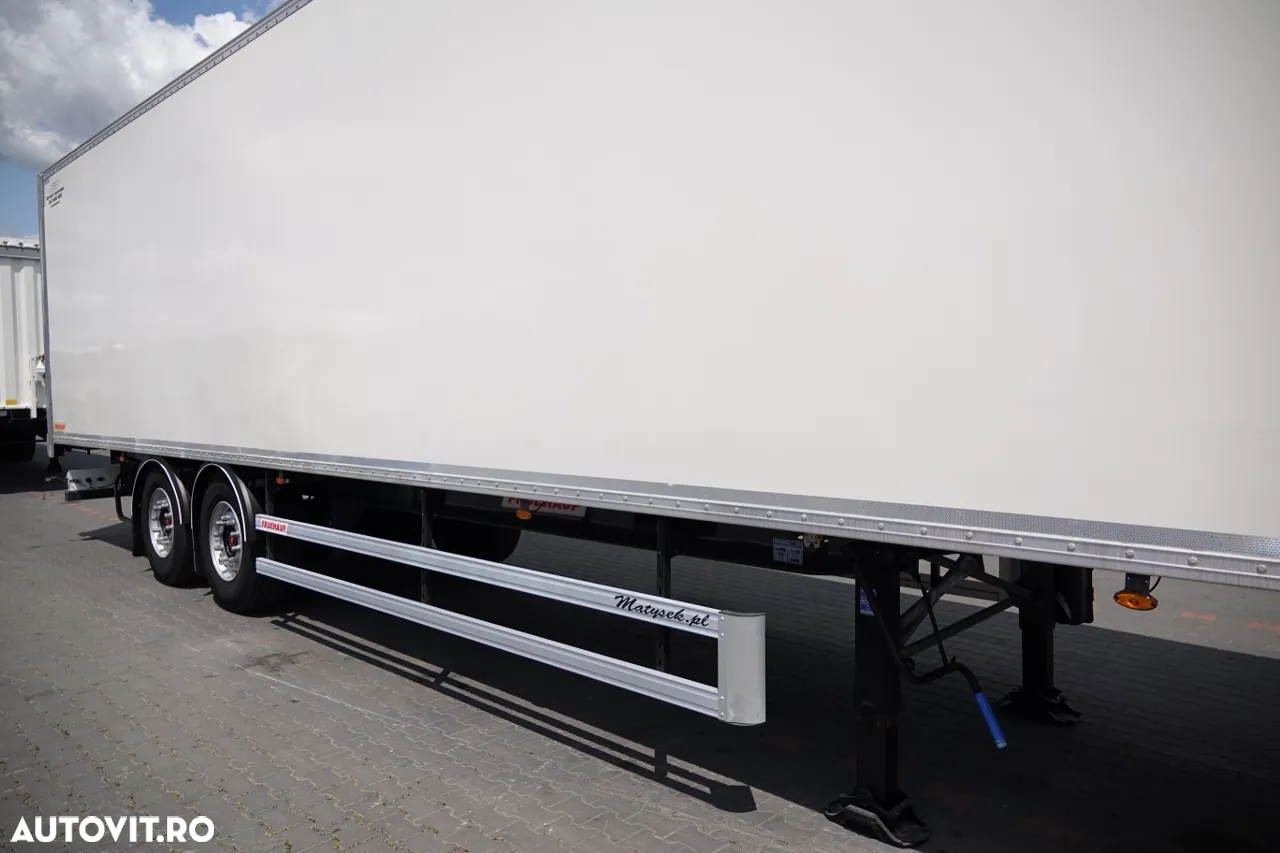 Fruehauf CONTAINER / KOFFER / 2 AXE / SAF / 2021 / PODEA FOARTE REZISTENTĂ: ȘINĂ - 9