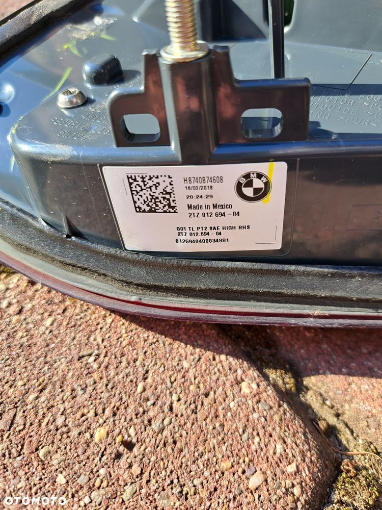 Lampy BMW X3 g01 2018 rok wersja Usa - 5
