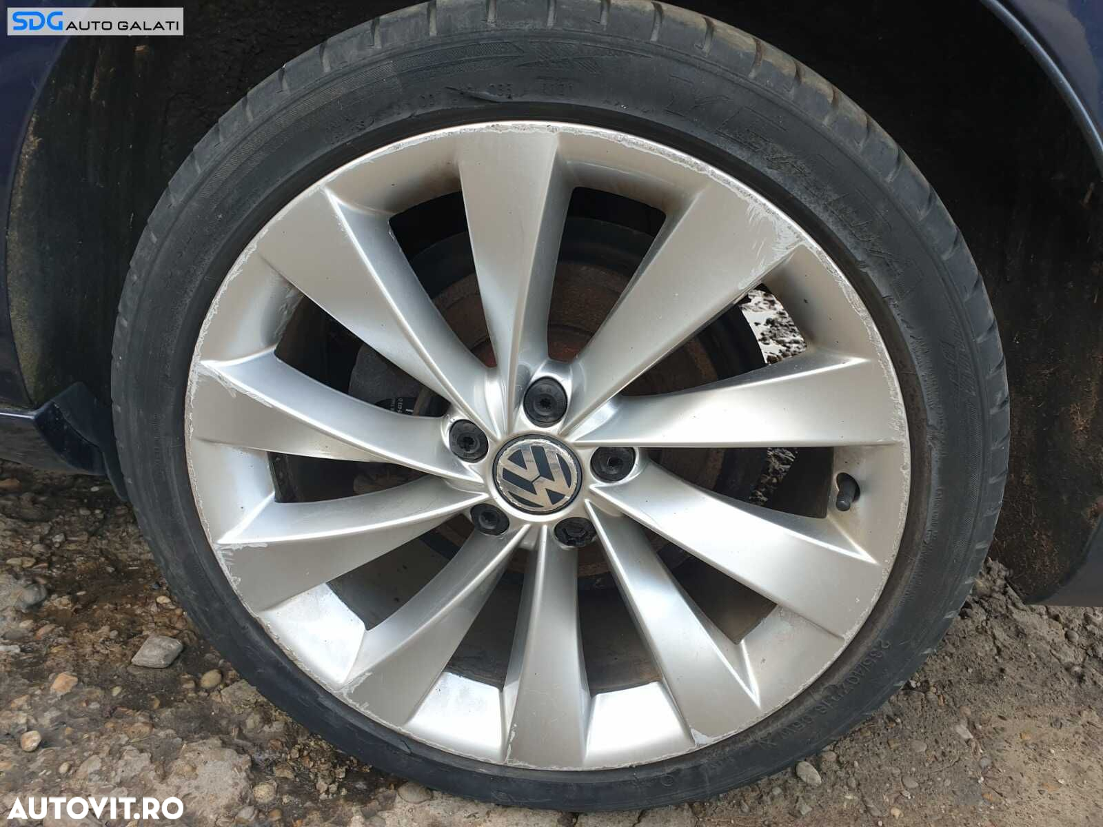 Set 4 Jante Roti Aliaj INTERLAGOS 235 40 18 R18 5x112 Seat Altea 2004 - 2013 Cod 3C8601025D [C3822] - 2