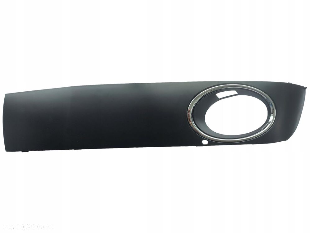 listwa zderzaka zaślepka zderzaka dolna czarna z halogenem vw t5 lift 2009- - 1