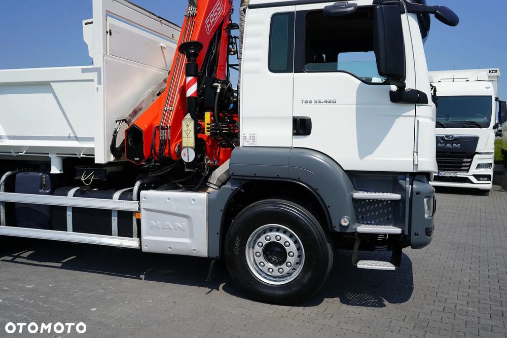 MAN / TGS / 33.420 / E 6 / WYWROTKA + HDS / FASSI F 175 / 6 X 4 / HYDROBURTA - 18