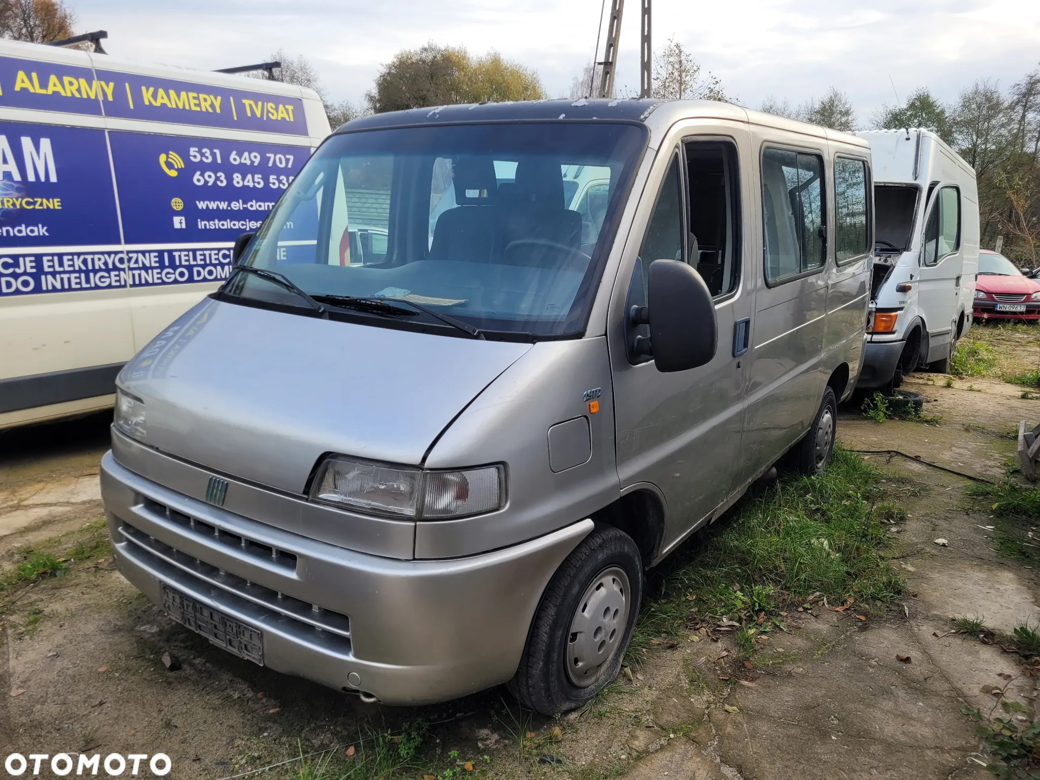 FIAT DUCATO 2 maska pokrywa silnika klapa bagażnika zderzak lampa reflektor pas przedni stop lampy halogeny - 2