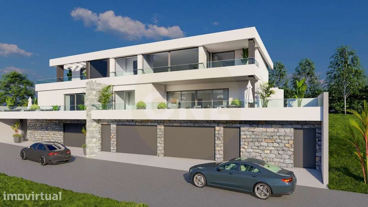 Moradia T2+1 NOVA, no Funchal com garagem fechada e vista mar - Grande imagem: 3/15