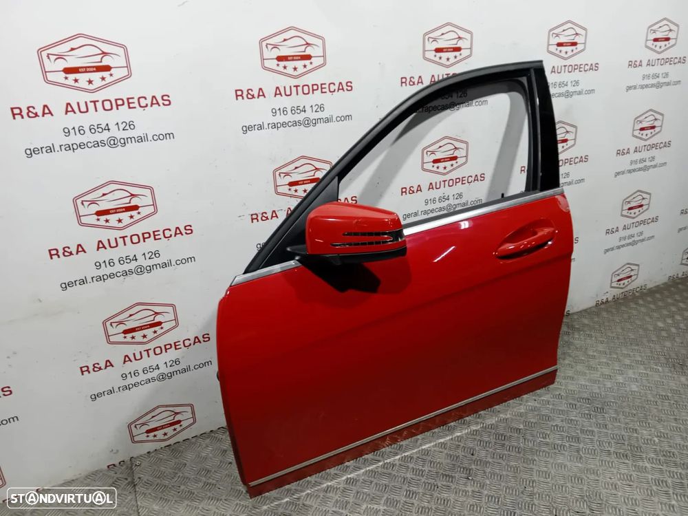 Porta Frente Frontal Esquerdo Mercedes Class C W204 Facelift Original - 3