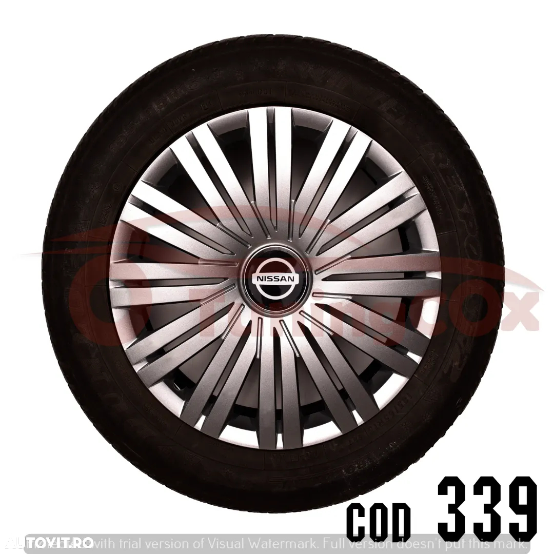 Capace roti R15 Nissan la set de 4 buc,Capace janata aliaj - 13