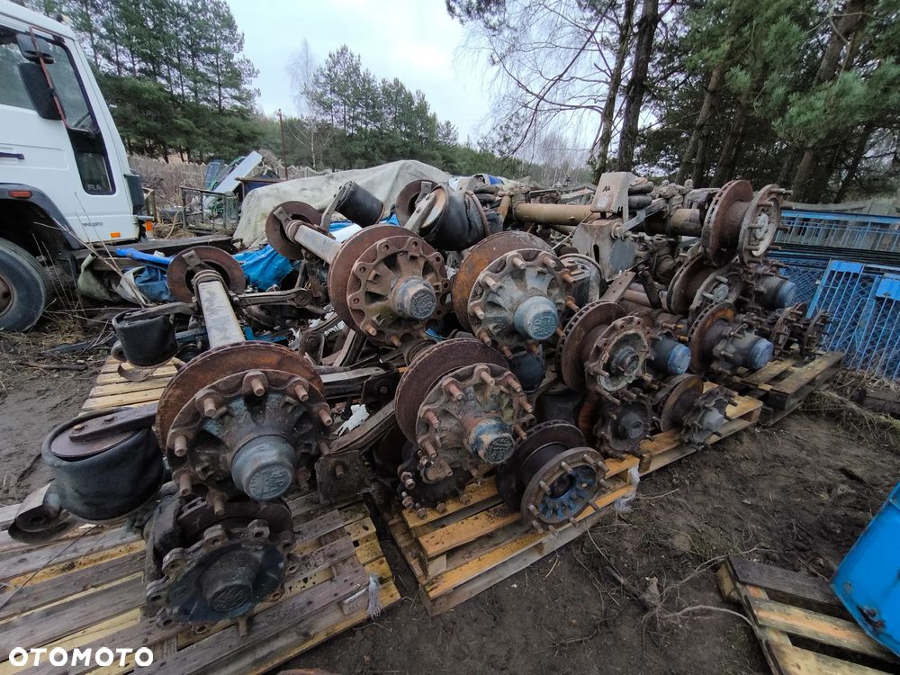 Osie saf bpw tor Mercedes mix wahacz INTRAX resor zaciski piasty tarcze - 4