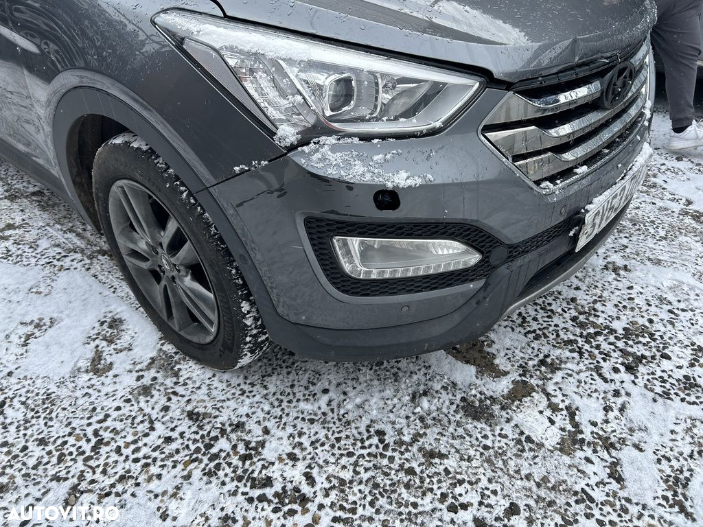 Bara fata Hyundai Santa Fe 3 2012 - 2016 GRI (1193) model fara spalatoare far - 2