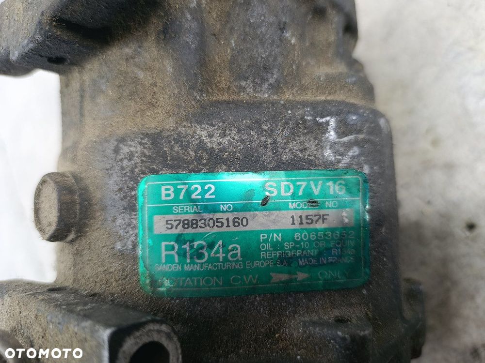 POMPA, SPRĘŻARKA KLIMATYZACJI ALFA ROMEO GT II 60653652 SD7V16  SANDEN 1.9 - 5