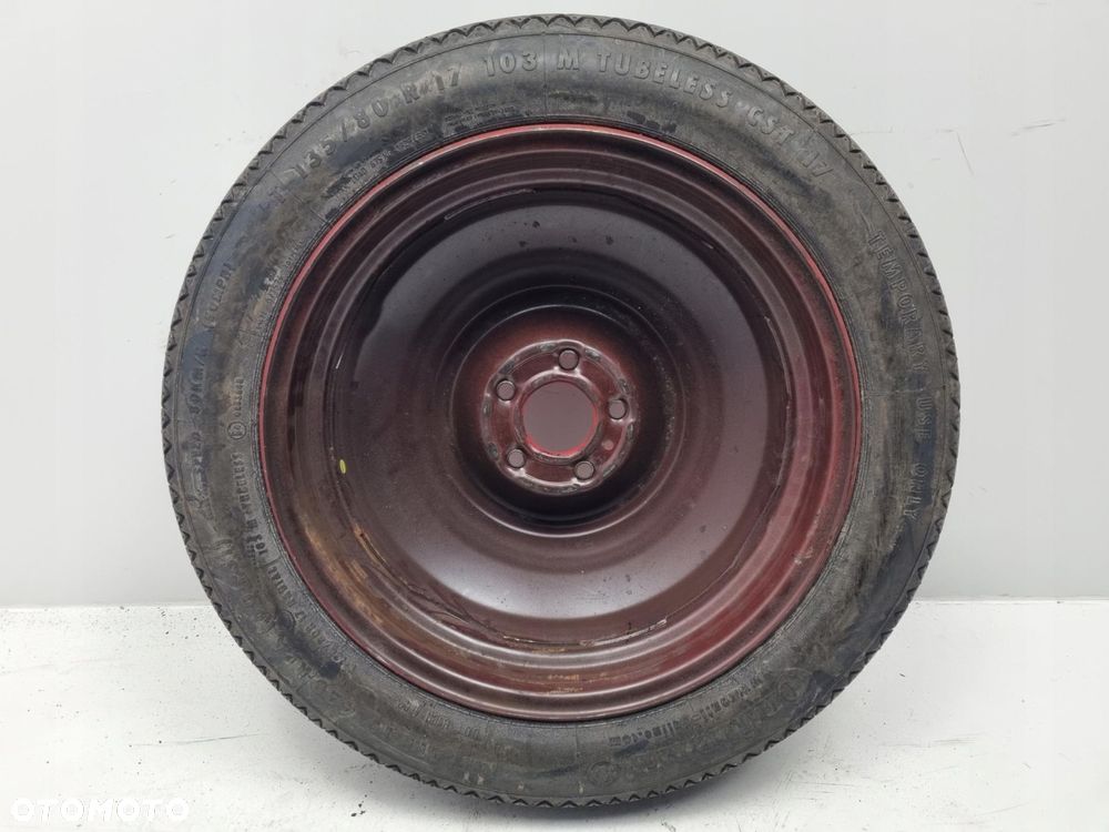 KOŁO DOJAZDOWE ZAPASOWE Peugeot 407 607 dojazdówka 135/80 R17 5x108 4JX17 - 12