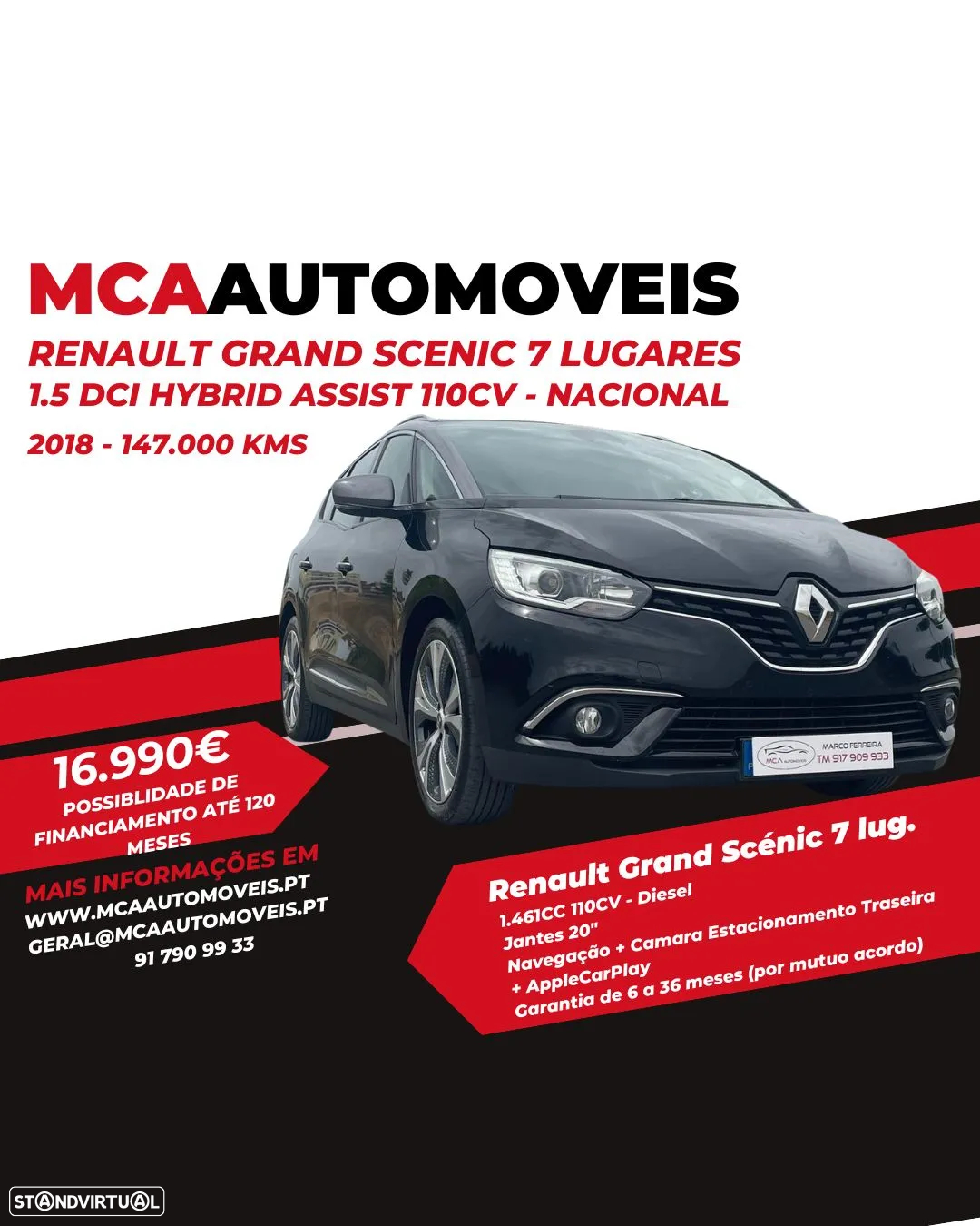Renault Grand Scénic 1.5 dCi Intens Hybrid Assist SS - 41