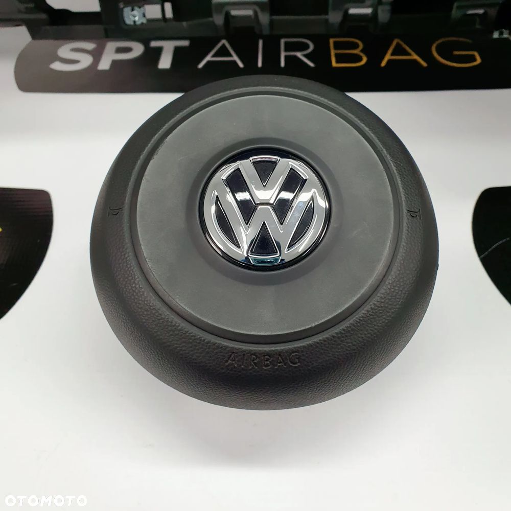 VW GOLF VII 7 DESKA ROZDZIELCZA KONSOLA KOKPIT PULPIT PODUSZKI AIRBAG AIR BAG PASY KIT SET - 4