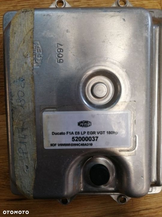 Zestaw startowy komputer silnika 52000037 kluczyk moduł BCM 1383966080  Fiat Ducato Euro 6  2014- - 2