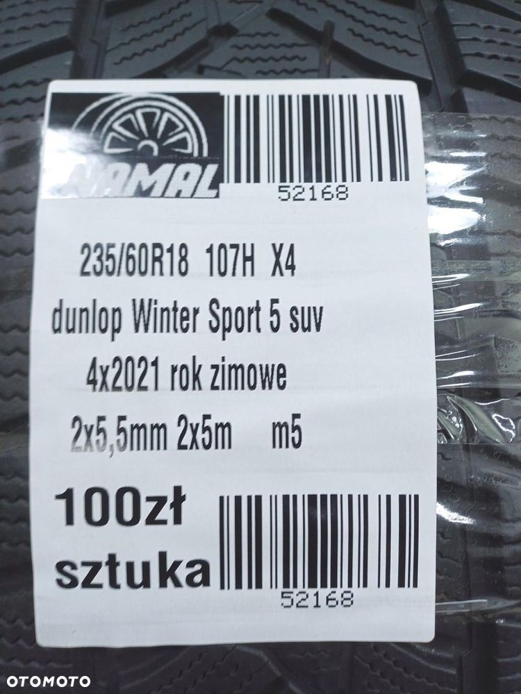 4x 235/60r18 dunlop 2021 opony zimowe 52168 - 11