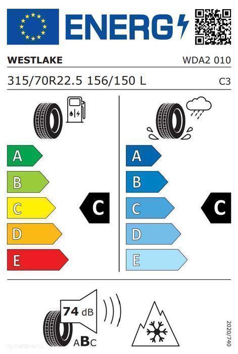 315/70R22.5 Opona ciężarowa Westlake WDA2 Napędowa - 6