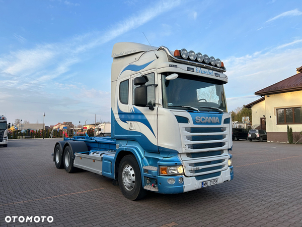 Scania R480 6x4 2014 Hakowiec sprowadzony do złomu drewna