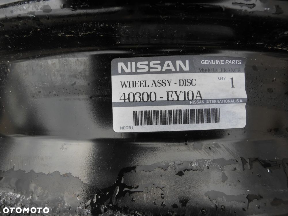 FELGA FELGI NISSAN ET 40 6.5J16 5X114.3 40300 ey10a - 3