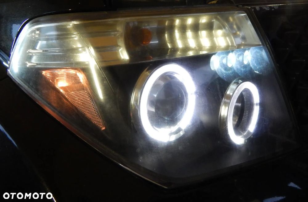 Lampa reflektor przód komplet Nissan Navara D40 Pathfinder R51 05-12 Shadow Line Łuków części - 10