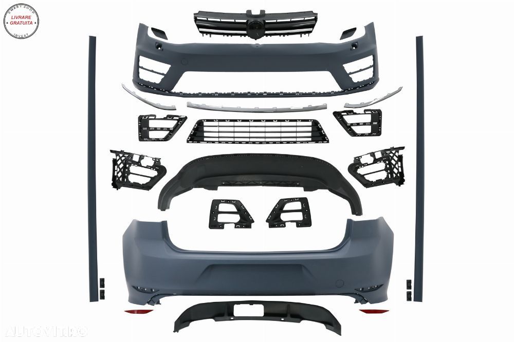 Body Kit Complet VW Golf 7 VII Hatchback (2013-2017) R Design- livrare gratuita - 14