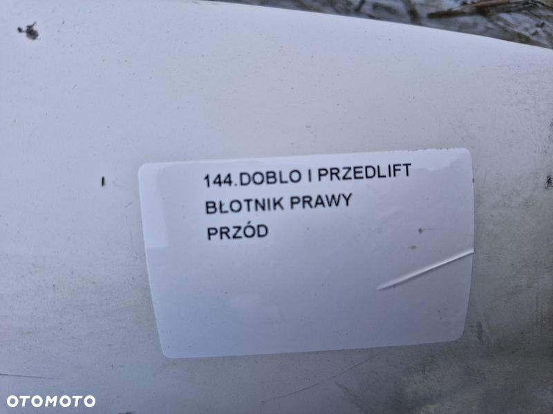 fiat doblo i 1 przedlift błotnik prawy przód przedni - 8