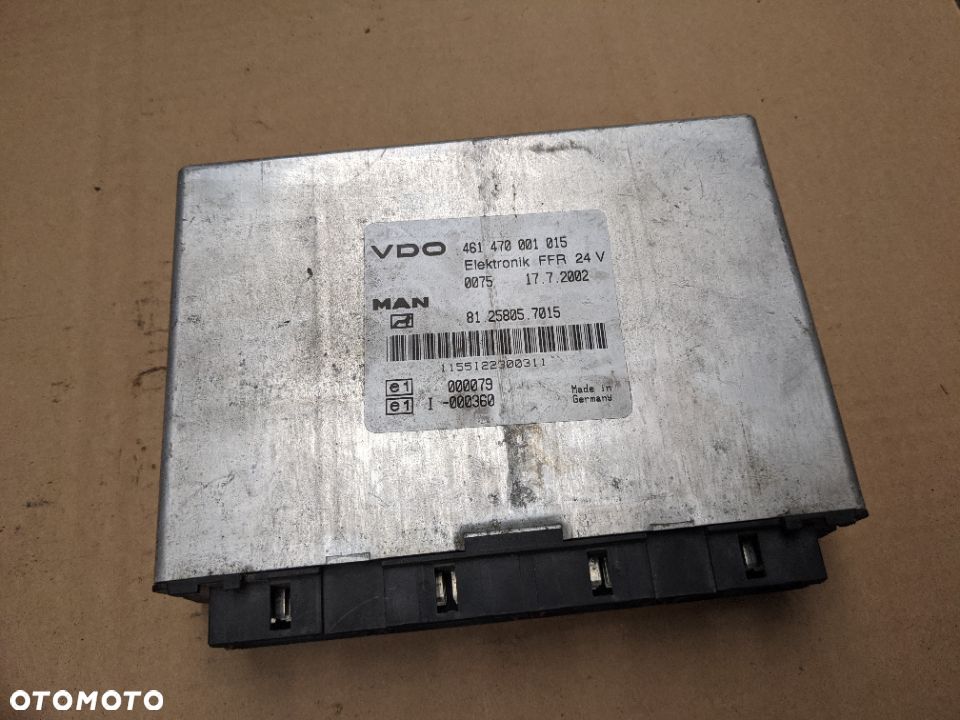Moduł sterownik VDO FFR MAN 461470001015 - 1