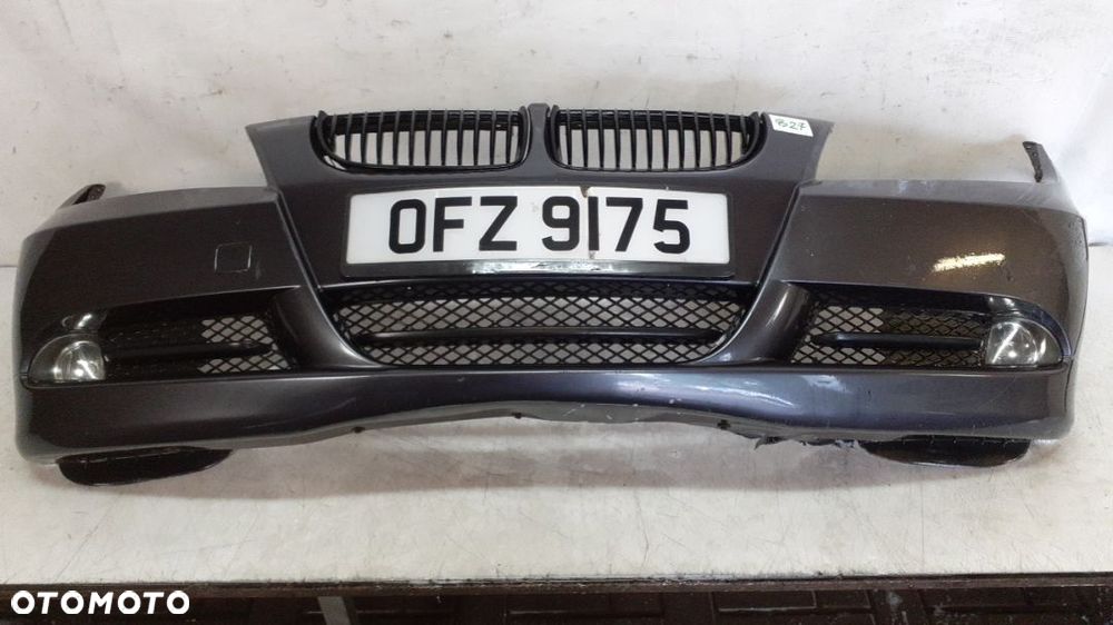 ^ ZDERZAK PRZÓD PRZEDNI DO BMW E90 HALOGENY SPARKLING GRAPHITE - 1