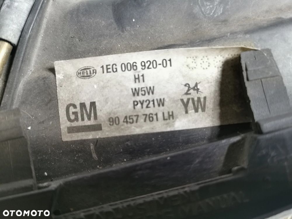 Opel Omega B Lampa lewy przód przednia lewa EUROPA - 8