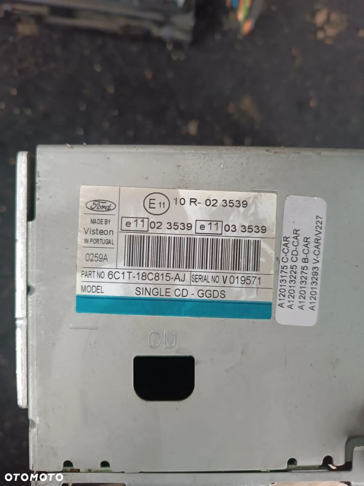 RADIO CD FORD MONDEO MK4 10R - 023539 - 3