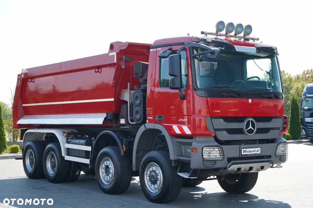 Mercedes-Benz ACTROS 4141 / 8X6 / WYWROTKA TYLNOZSYPOWA / MEILLER KIPPER 5.3M / MANUAL / PO KONTRAKCIE SERWISOWYM - 13