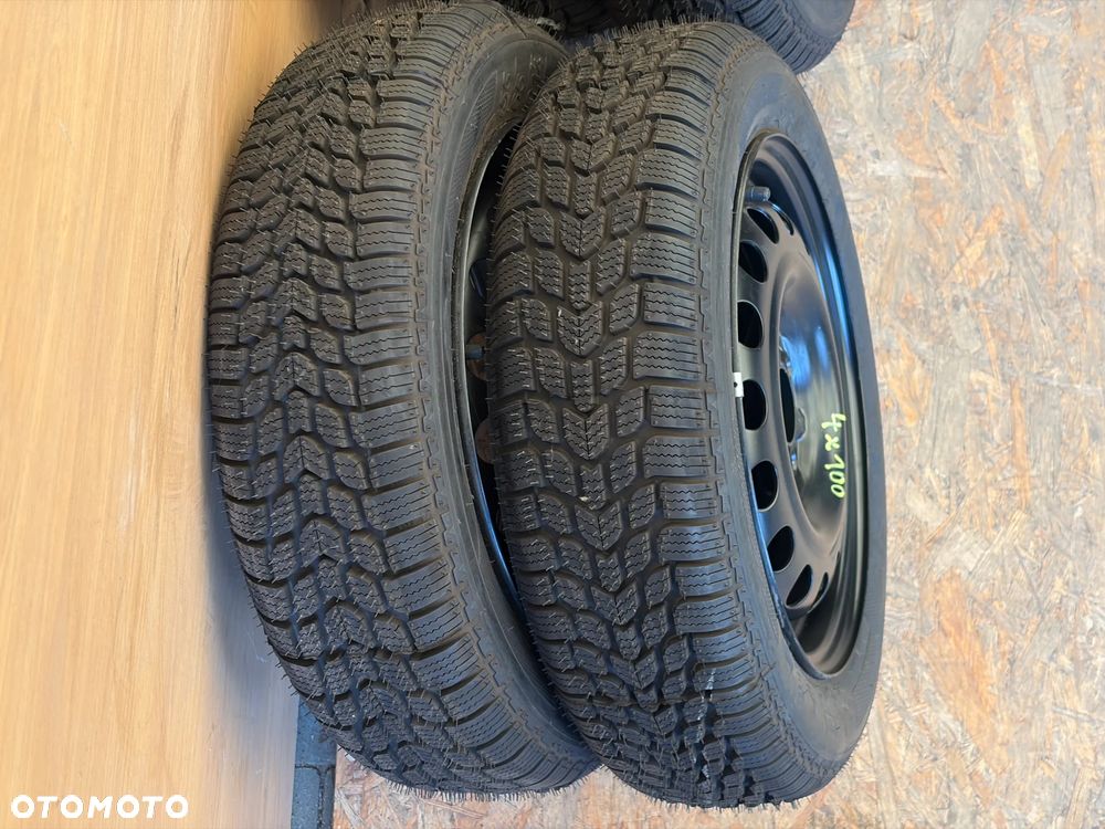 Felgi koła stalowe opony zimowe 4x100 4,5Jx14 ET39 155/65R14 - 14