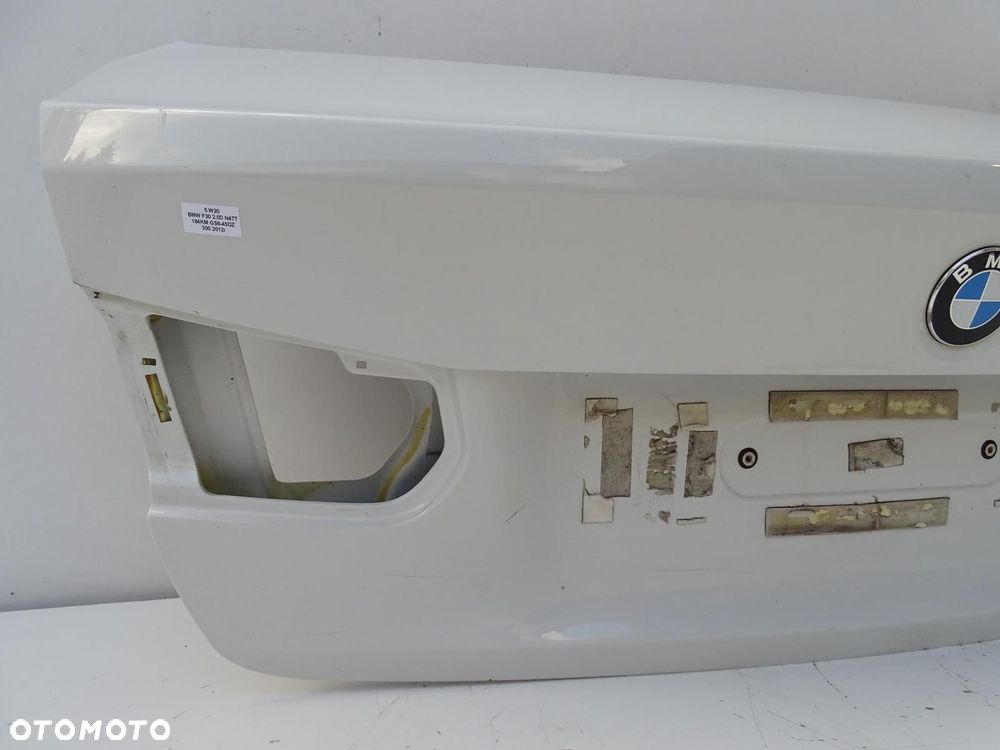 KLAPA TYŁ TYLNA BAGAŻNIKA ALPINWEISS III 300 BMW F30 SERIA 3 11-18r - 5
