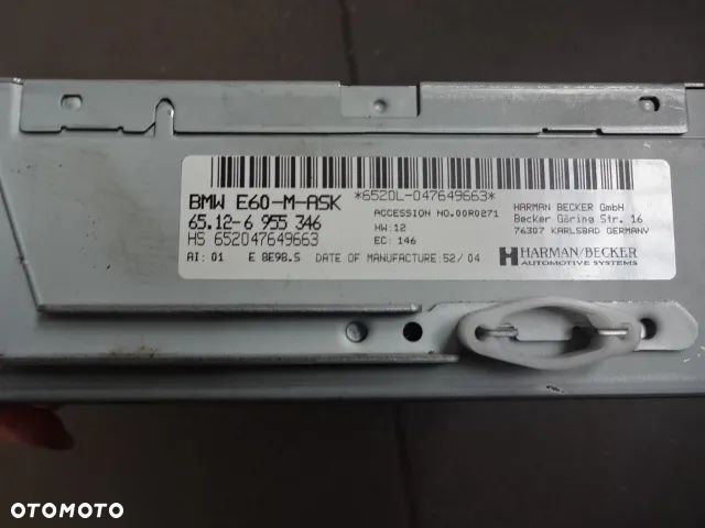 Radio Nawigacja BMW E87 6955346 - 3