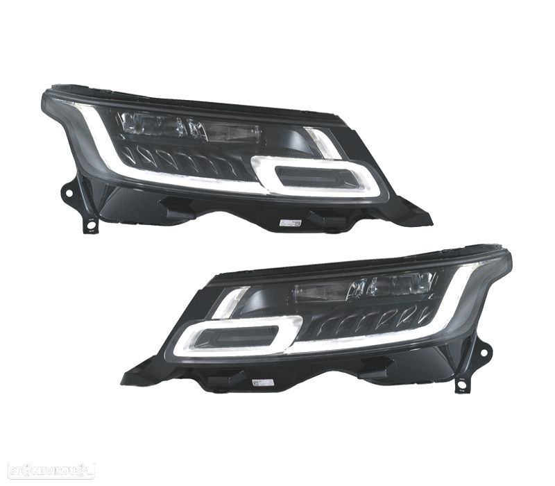 FARÓIS RANGE ROVER SPORT L494 13-17 LED DINÂMICOS LOOK 18- - 3
