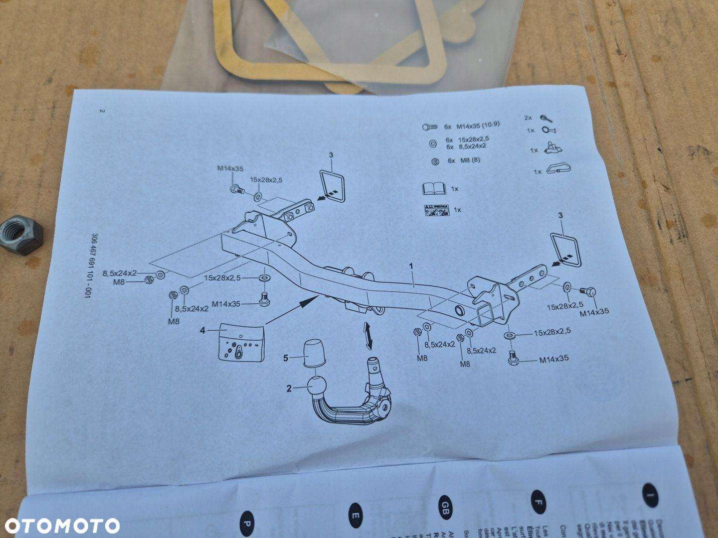 Fiat Tipo sedan.Hak.Westfalia.Nowy.Kula wpinana. - 11