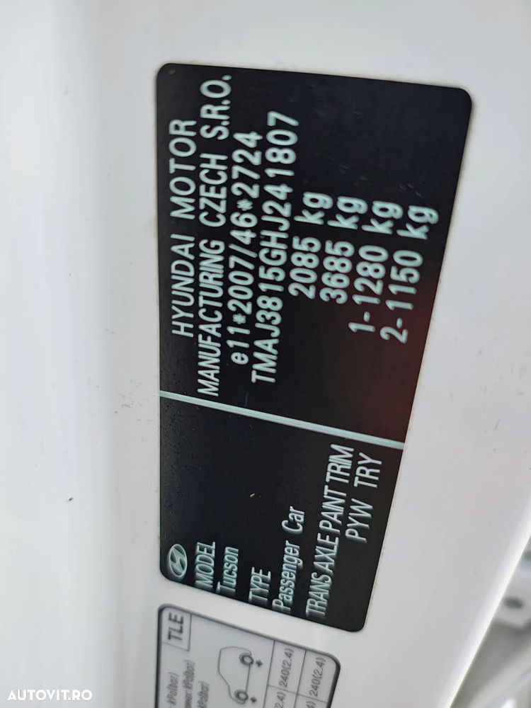 Hyundai Tucson blue 1.7 CRDi 2WD DCT Premium - 7