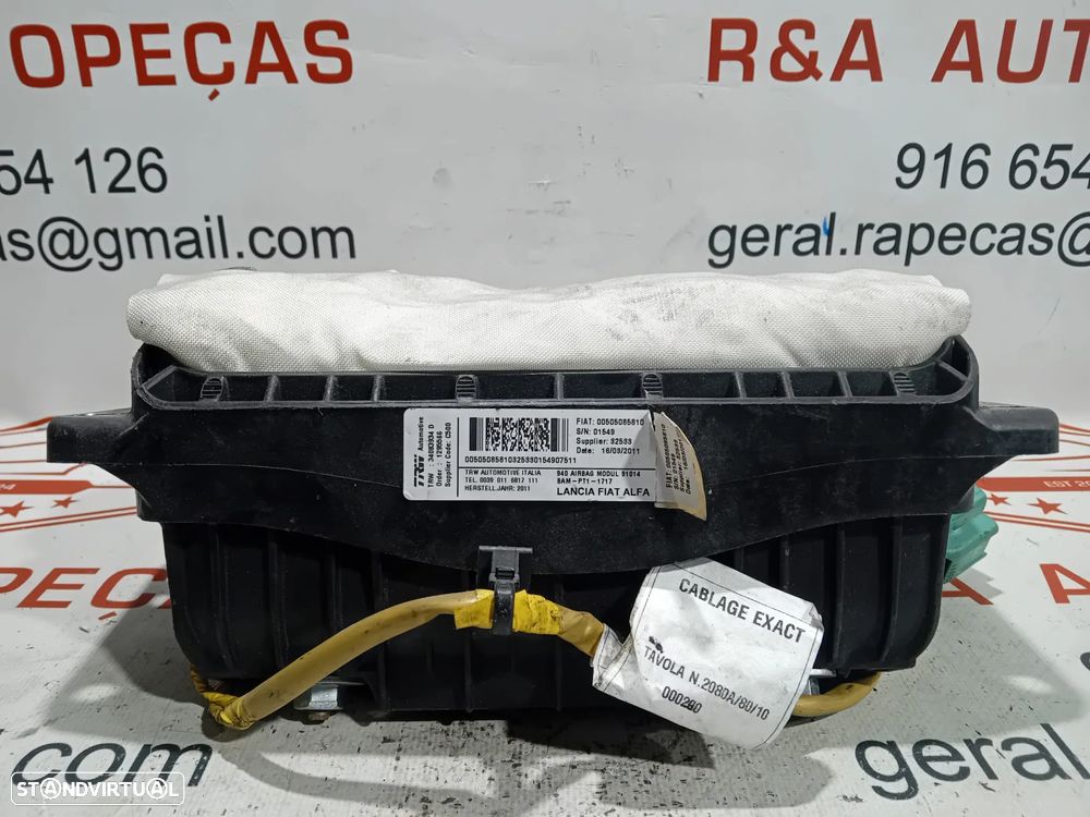 Airbag Tablier Pendura Passageiro Alfa Romeo Giulietta 00505085810 Original - 1
